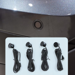 Capteurs de stationnement avec affichage arrière 4pcs noir set