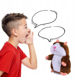 Interaktívne rozprávanie napodobňovanie chatterbox škrečok hnedý