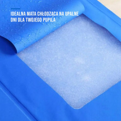 Cooling mat for dogs and cats 50x40 cm blue