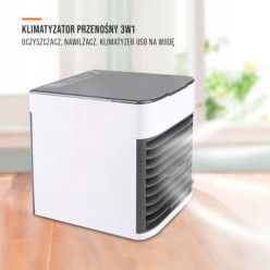 Mini přenosný vodní vzduch chladič pro stůl a pokoj