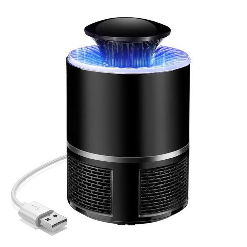UV proti hmyzu zabijak lampa pre komáre muchy a iný hmyz USB čierny
