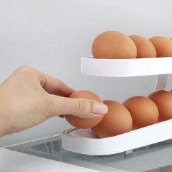 Organisateur de grille d'oeufs pour 14 œufs blancs