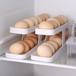 Organisateur de grille d'oeufs pour 14 œufs blancs