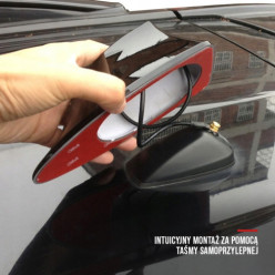 Car FM roof aerial shark fin black