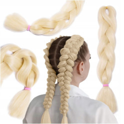 Synthetic clip-in braiding...