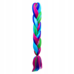 Syntetické pripináčiky v pletení vlasov sfarbené 120 cm