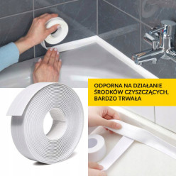 Zárt szalag zuhanyzótálca mosdókagylóhoz 22 mm
