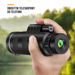 Monocular telescopic lens with tripod