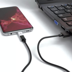 Przejściówka Micro USB na USB C 3.1 adapter nasadka biała