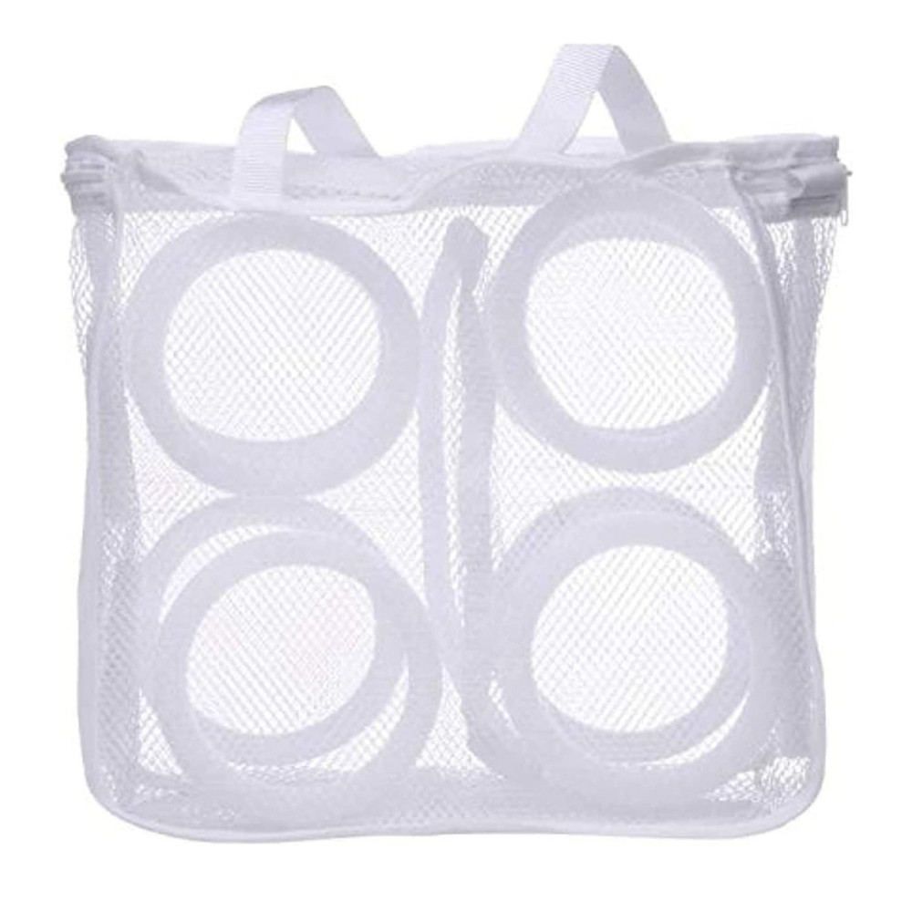 Shoe washing bag for the washing machine