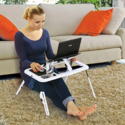 Klappbarer Laptoptisch mit Kühlung verstellbar und tragbar