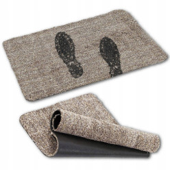Dirt-inforcing door mat 46 x 70 barna
