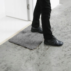 Dirt-absorbing door mat 46 x 70 grey