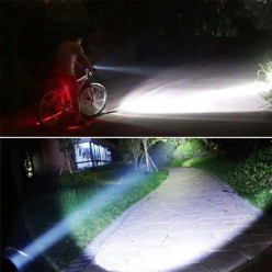 Kerékpáros első lámpa hátul 5W COB LED