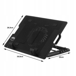 Support pour ordinateur portable de refroidissement réglable 9-17 pouces