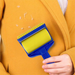 Silikon-Fusselrolle für Tierhaare Kleidung Möbel + Kamm