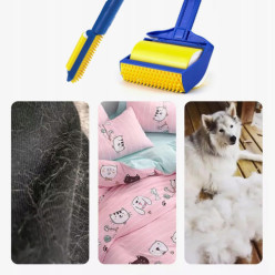 Silikonový čisticí válec pro domácí mazlíčky hadrů nábytek + hřeben