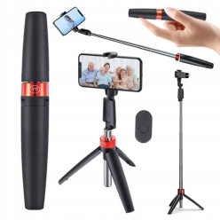 Mini statyw z pilotem bluetooth selfie stick 2w1