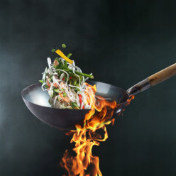 Stahlpfanne Wok chinesisch 30 cm