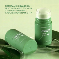 Green tea mask stick maseczka oczyszczająca wągry