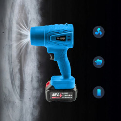 Souffleur de feuilles sans fil 48V, deux batteries