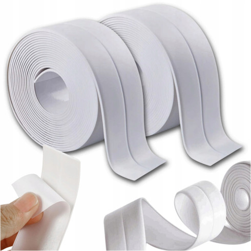 Taśma uszczelniająca zestaw 2 szt do wanny brodzika umywalki 38mm