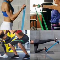 5 ellenállási sáv készlet fitness edzéshez
