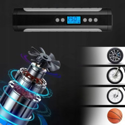 Compresseur auto et vélo 150 PSI LED 80W