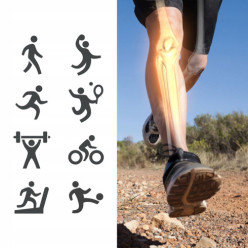 Knee band knee patella stabiliser