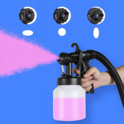 Paint spray gun set for painting walls furniture