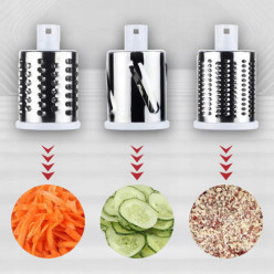 Szatkownica maszynka do tarcia ziemniaków sera warzyw tarka 3x wkład