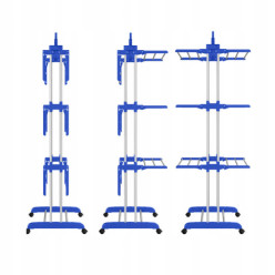 Suszarka na pranie stojąca do ubrań składana XXL + 20 klamerek