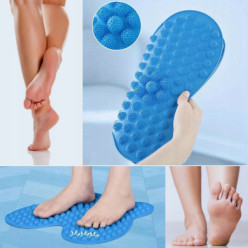 Foot massage mat 35 x 36 cm 2800 massage points blue