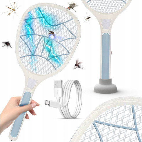 Łapka na muchy komary owady elektryczna akumulatorowa