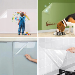 Elektrosztatikus védőfólia 60x1000cm falak bútor tiszta