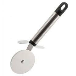 Round stainless steel pizza cutter