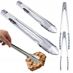 Metal kitchen tongs set 2...