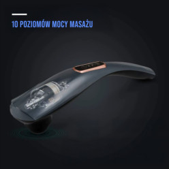 Masażer do ciała pleców bezprzewodowy 6 głowic LCD z funkcją grzania