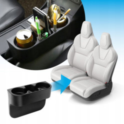 Uchwyt samochodowy na napoje kubki telefon do auta organizer