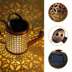 Ogrodowa lampa solarna LED wbijana konewka do ogrodu na taras