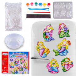 Magnesy DIY syrenki zestaw kreatywny do malowania