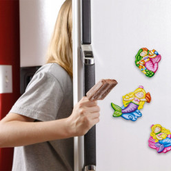 Magnesy DIY syrenki zestaw kreatywny do malowania