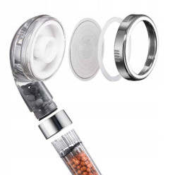 Słuchawka prysznicowa z filtrem wody jonizującym oczyszczającym