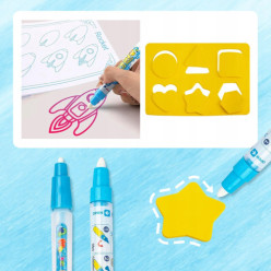 Mata wodna do rysowania malowania wodą szablony pisaki