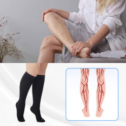 Skarpetki uciskowe na żylaki czarne