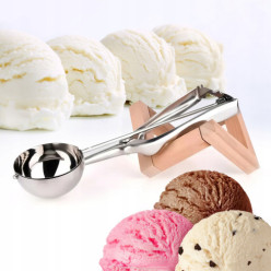 Łyżka do lodów gałkownica do ryżu kaszy ziemniaków stalowa