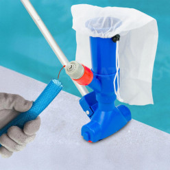 Odkurzacz do czyszczenia basenu dna zestaw czyszczący siatka