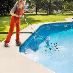 Odkurzacz do czyszczenia basenu dna zestaw czyszczący siatka