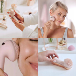 Massager brosse nettoyante pour le visage pour le lavage et le soin de la peau