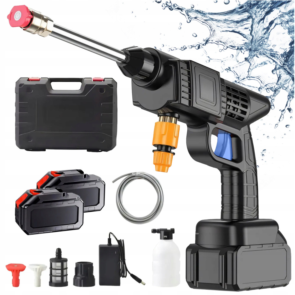 Myjka ciśnieniowa akumulatorowa 30 bar 2 akumulatory 21V